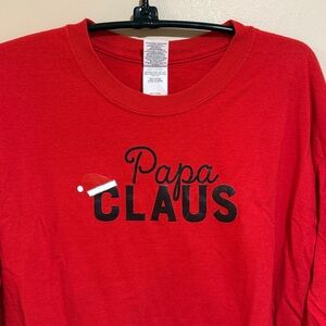 Papa Clause Christmas Long-sleeve Pajamas Men’s Large